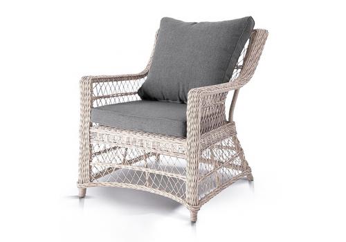  "Гранд Латте" кресло из искусственного ротанга, цвет бежевый, фото 1 