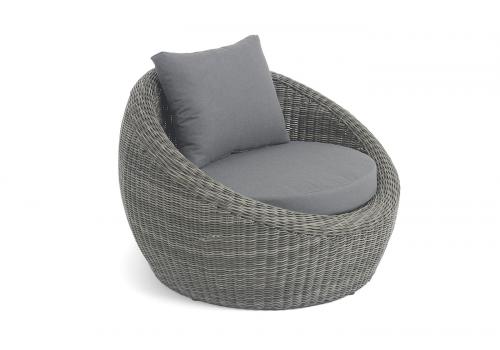  "Барселона" кресло из искусственного ротанга, цвет графит, фото 2 