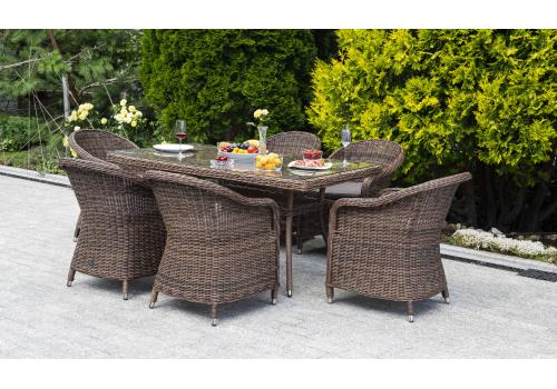  "Эспрессо" обеденная группа плетеная, цвет коричневый, фото 2 