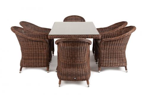  "Эспрессо" обеденная группа плетеная, цвет коричневый, фото 7 