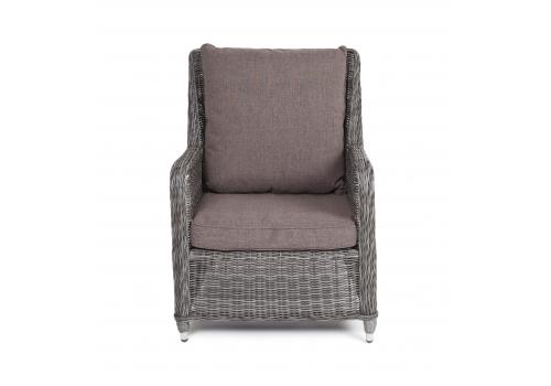  "Гляссе" кресло плетеное из искусственного ротанга, цвет графит, фото 5 