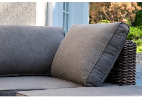  "Лунго" трансформирующаяся лаунж-зона из искусственного ротанга, цвет коричневый, фото 13 