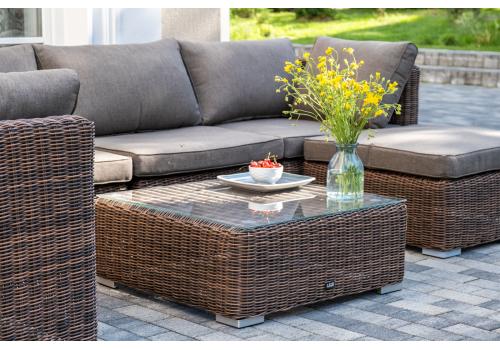  "Лунго" трансформирующаяся лаунж-зона из искусственного ротанга, цвет коричневый, фото 14 