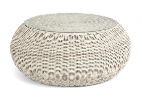  "Барселона" журнальный столик из искусственного ротанга, цвет бежевый, фото 1 