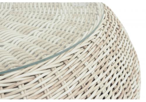  "Барселона" журнальный столик из искусственного ротанга, цвет бежевый, фото 2 