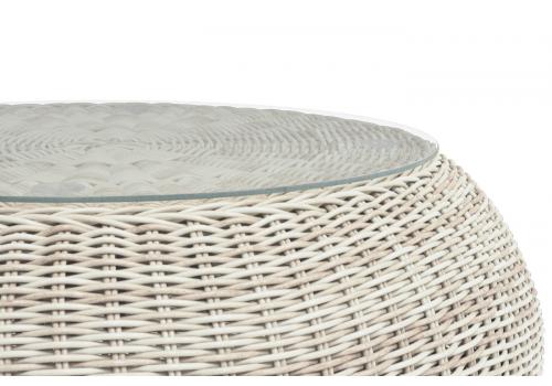  "Барселона" журнальный столик из искусственного ротанга, цвет бежевый, фото 4 