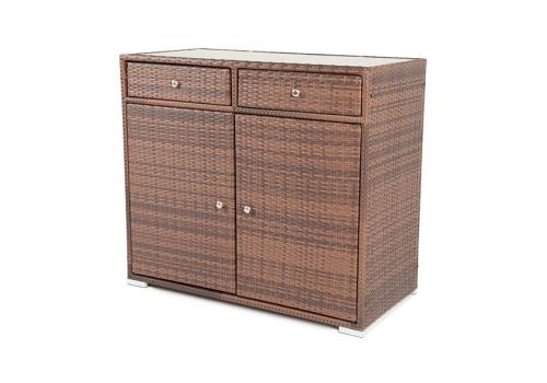  "Мальта" тумба плетеная из искусственного ротанга, цвет коричневый, фото 1 