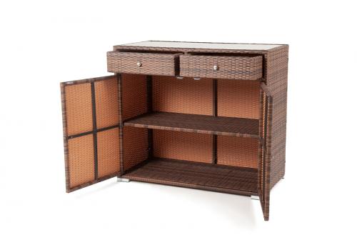  "Мальта" тумба плетеная из искусственного ротанга, цвет коричневый, фото 7 