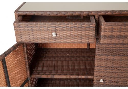  "Мальта" тумба плетеная из искусственного ротанга, цвет коричневый, фото 8 