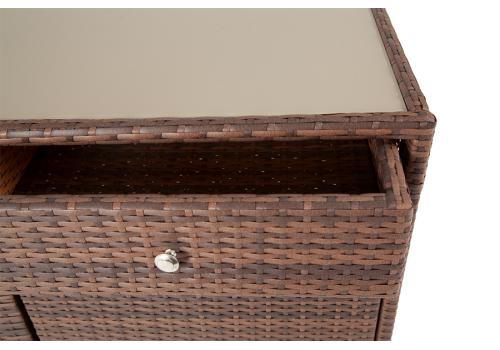  "Мальта" тумба плетеная из искусственного ротанга, цвет коричневый, фото 10 