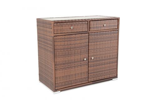  "Мальта" тумба плетеная из искусственного ротанга, цвет коричневый, фото 11 