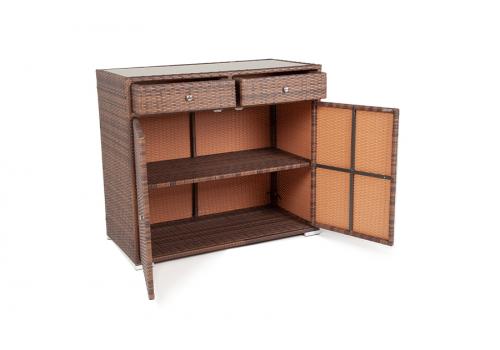  "Мальта" тумба плетеная из искусственного ротанга, цвет коричневый, фото 12 