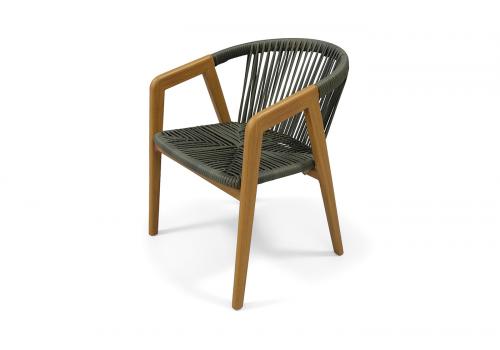  "Будапешт" стул из искусственного ротанга, цвет темно-серый, фото 1 