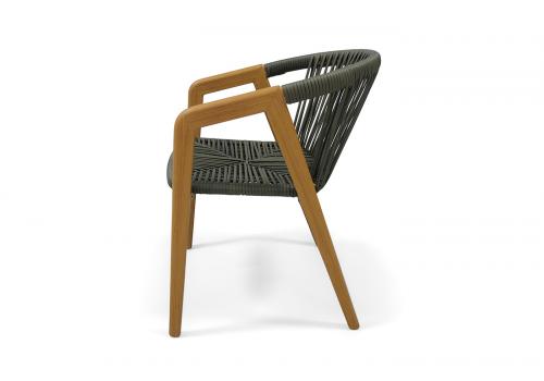  "Будапешт" стул из искусственного ротанга, цвет темно-серый, фото 3 