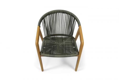  "Будапешт" стул из искусственного ротанга, цвет темно-серый, фото 4 