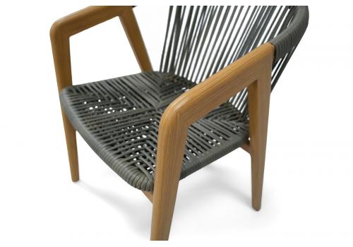  "Будапешт" стул из искусственного ротанга, цвет темно-серый, фото 5 