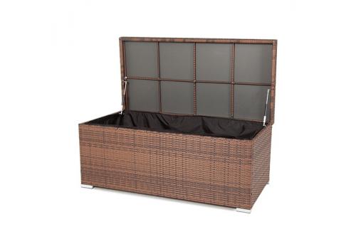  "Порту" сундук водонепроницаемый из искусственного ротанга, цвет коричневый, фото 1 