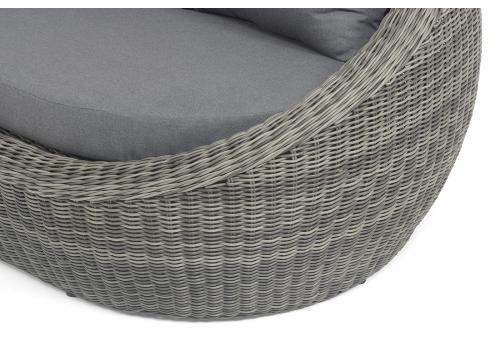  "Барселона" диван из искусственного ротанга трехместный, цвет графит, фото 8 