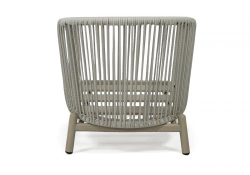  "Прато" кресло из искусственного ротанга, цвет светло-серый, каркас под дерево (холодно-бежевый), фото 8 