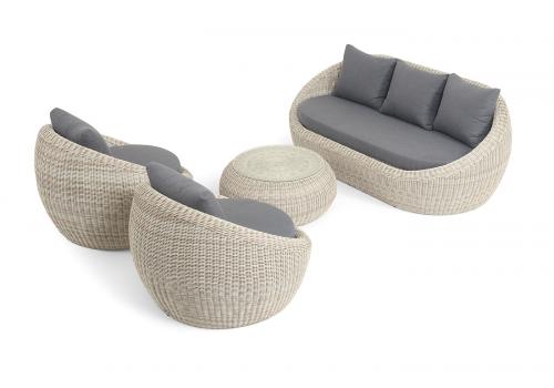  "Барселона" лаунж-зона из искусственного ротанга, цвет бежевый, фото 5 