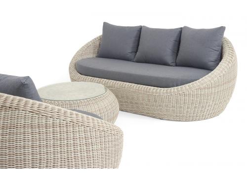  "Барселона" лаунж-зона из искусственного ротанга, цвет бежевый, фото 7 