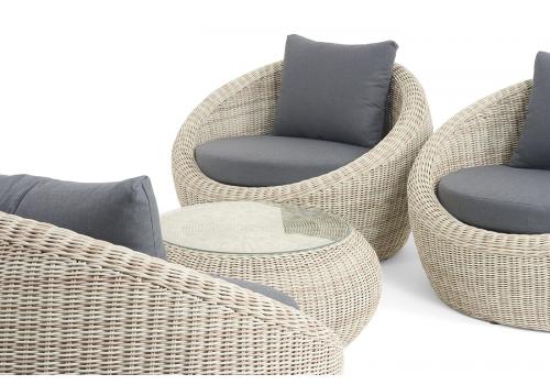  "Барселона" лаунж-зона из искусственного ротанга, цвет бежевый, фото 8 