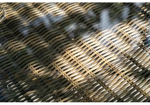  "Эспрессо" плетеный круглый стол, диаметр 150 см, цвет соломенный, фото 11 