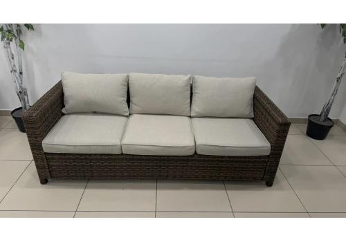  Диван KARL 3-х местный в коричневом цвете, фото 1 