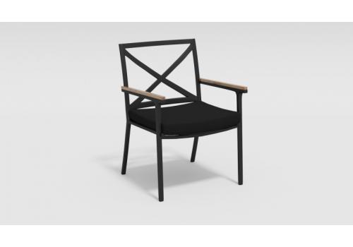  Белла 200 черная, алюминий / тик, фото 6 