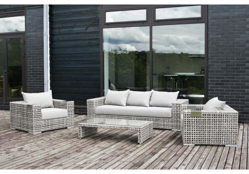  "Тито" лаунж-зона из искусственного ротанга, цвет серый (К), фото 2 