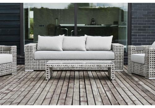  "Тито" лаунж-зона из искусственного ротанга, цвет серый (К), фото 4 