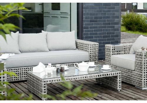  "Тито" лаунж-зона из искусственного ротанга, цвет серый (К), фото 8 