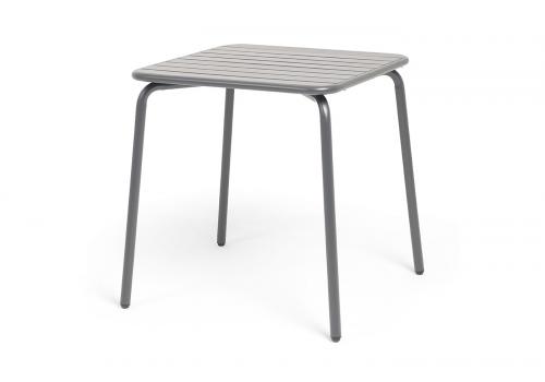  "Гелиос" стальной квадратный стол 70х70см, цвет темно-серый, фото 1 