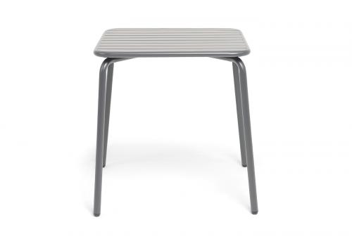  "Гелиос" стальной квадратный стол 70х70см, цвет темно-серый, фото 2 