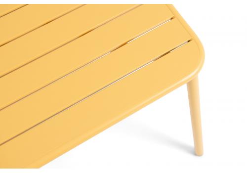  "Гелиос" стальной квадратный стол 70х70см, цвет желтый, фото 3 