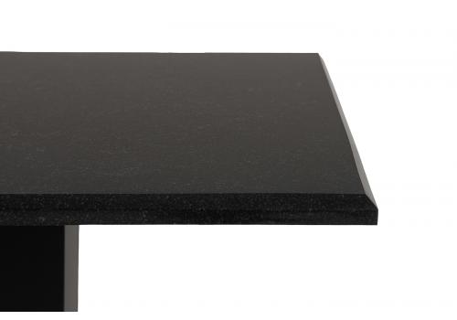  "Челси" стол из гранита квадратный 60х60см, цвет черный, фото 4 