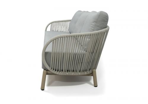  "Прато" лаунж-зона из искусственного ротанга на 5 персон, цвет светло-серый, фото 4 