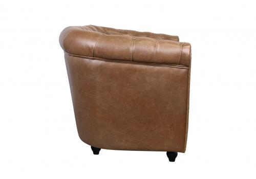  Кожаный диван лофт Karo Brown leather 2S, фото 3 