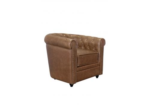  Кожаное кресло Karo Brown leather, фото 2 