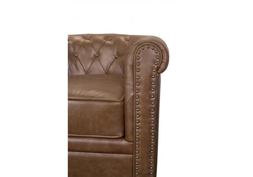  Кожаное кресло Karo Brown leather, фото 5 