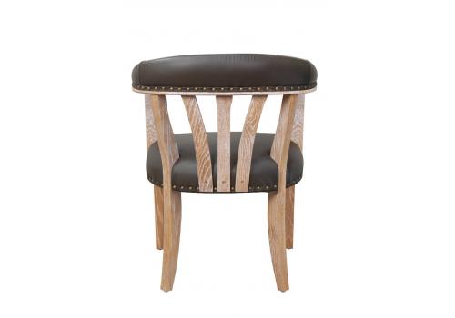  Стул в стиле ретро Tanner Genuine Brown Leather, фото 4 