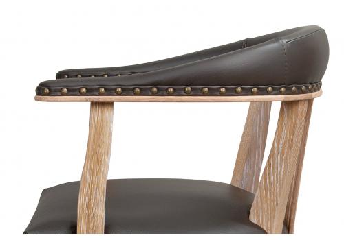  Стул в стиле ретро Tanner Genuine Brown Leather, фото 5 