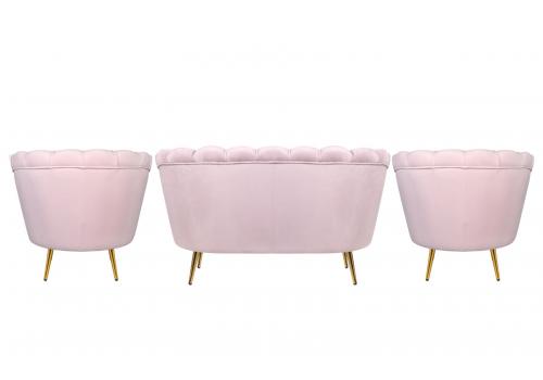  Комплект кресел и дивана ракушка Pearl Double Pink V2, фото 3 