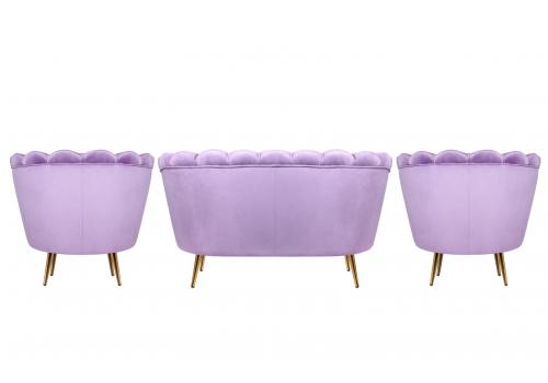  Комплект кресел и дивана ракушка Pearl Double Purple, фото 3 