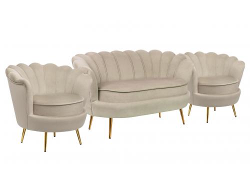  Комплект кресел и дивана ракушка Pearl Double Taupe, фото 2 