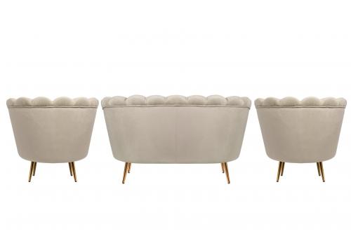  Комплект кресел и дивана ракушка Pearl Double Taupe, фото 3 