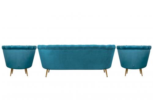  Комплект кресел и дивана ракушка Pearl Triple Marine, фото 3 