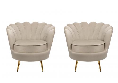  Комплект кресел ракушка Pearl Taupe, фото 1 