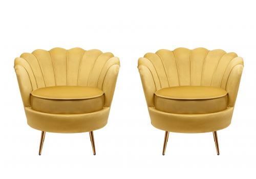  Комплект кресел ракушка Pearl Yellow, фото 1 