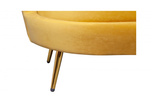  Комплект кресел и дивана ракушка Pearl Triple Yellow, фото 6 
